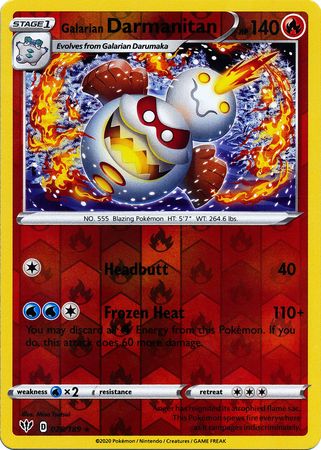 Darkness Ablaze - 028/189 - Galarian Darmanitan - Reverse Holo