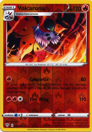 Darkness Ablaze - 030/189 - Volcarona - Reverse Holo