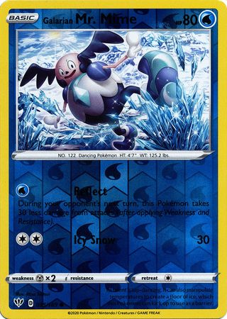 Darkness Ablaze - 035/189 - Galarian Mr. Mime - Reverse Holo