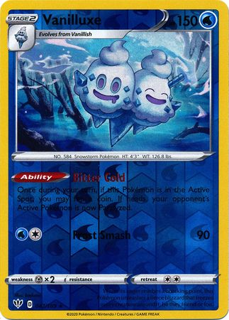 Darkness Ablaze - 047/189 - Vanilluxe - Reverse Holo