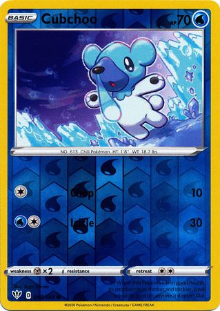 Darkness Ablaze - 048/189 - Cubchoo - Reverse Holo