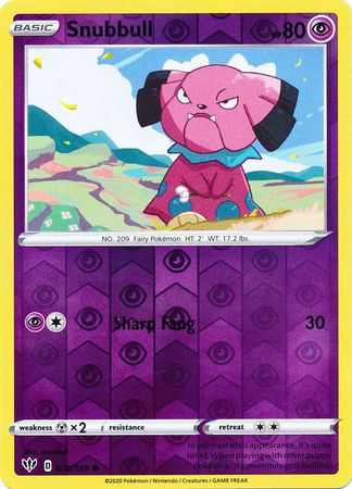 Darkness Ablaze - 070/189 - Snubbull - Reverse Holo