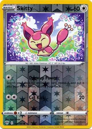 Darkness Ablaze - 141/189 - Skitty - Reverse Holo