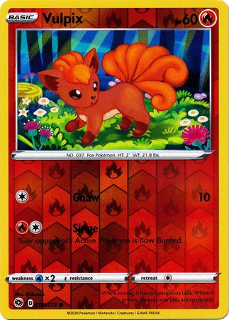 Champion's Path - 006/073 - Vulpix - Reverse Holo