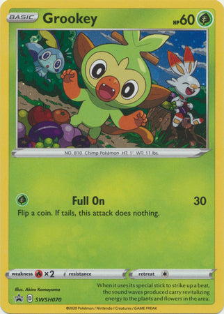 Black Star Promos - SWSH070 - Grookey - Holo