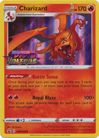 Black Star Promos - SWSH066 - Charizard - Pre-Release Holo (Sealed Deck)
