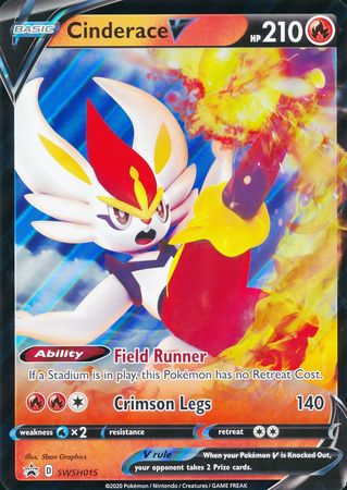 Black Star Promos - SWSH015 - Cinderace V