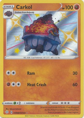 Shining Fates: Shiny Vault - SV068/SV122 - Carkol