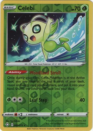 Shining Fates - 003/072 - Celebi - Reverse Holo