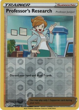 Shining Fates - 060/072 - Professor's Research (Professor Juniper) - Reverse Holo