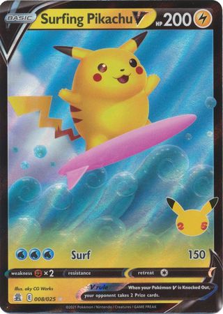 Celebrations - 08/25 - Surfing Pikachu V