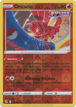 Fusion Strike - 042/264 - Oricorio - Reverse Holo