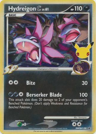 Black Star Promos - SWSH138 - Hydreigon [C] - Holo