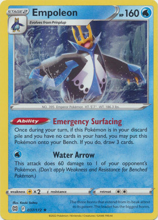 Brilliant Stars - 037/172 - Empoleon - Holo
