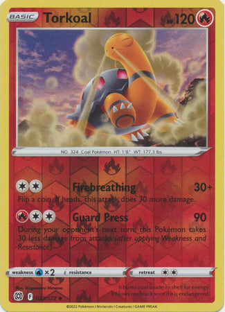 Brilliant Stars - 023/172 - Torkoal - Reverse Holo