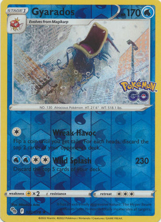Pokémon GO - 022/078 - Gyarados - Reverse Holo