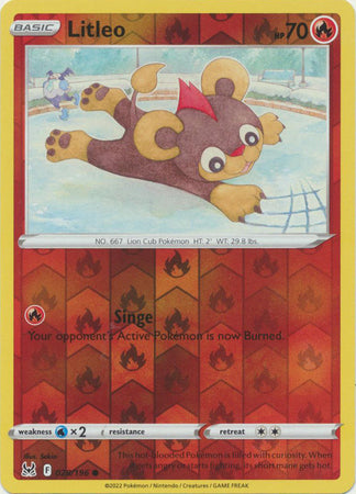 Lost Origin - 028/196 - Litleo - Reverse Holo