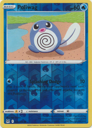 Lost Origin - 030/196 - Poliwag - Reverse Holo