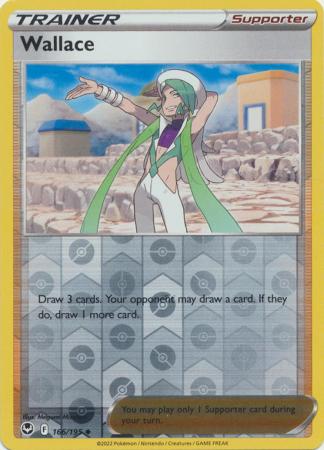 Silver Tempest - 166/195 - Wallace - Reverse Holo