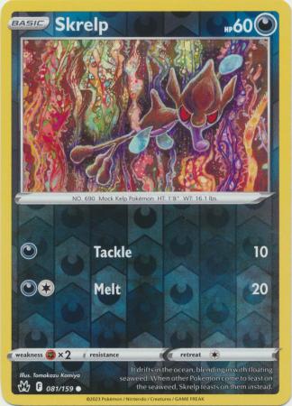 Crown Zenith - 081/159 - Skrelp - Reverse Holo