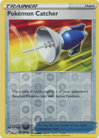 Crown Zenith - 138/159 - Pokémon Catcher - Reverse Holo