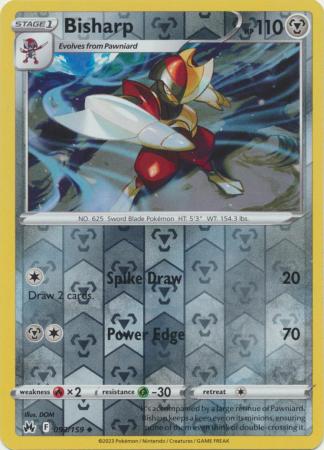 Crown Zenith - 093/159 - Bisharp - Reverse Holo