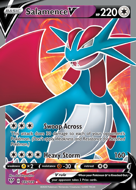 Darkness Ablaze - 185/189 - Salamence V