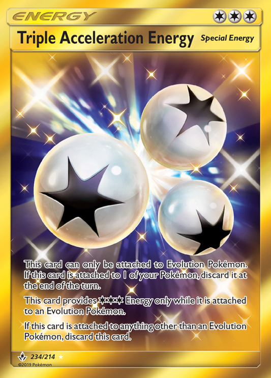 Unbroken Bonds - 234/214 - Triple Acceleration Energy (Gold)