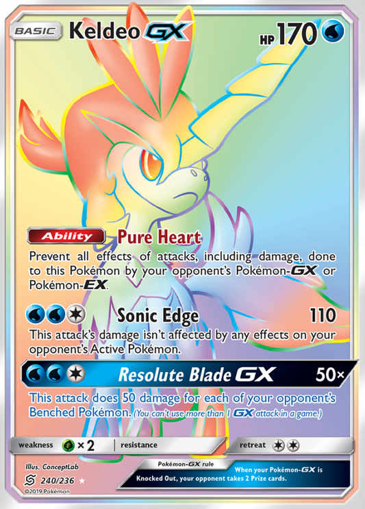 Unified Minds - 240/236 - Keldeo GX