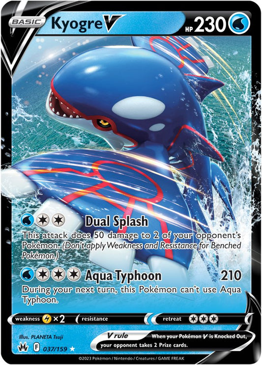 Crown Zenith - 037/159 - Kyogre V