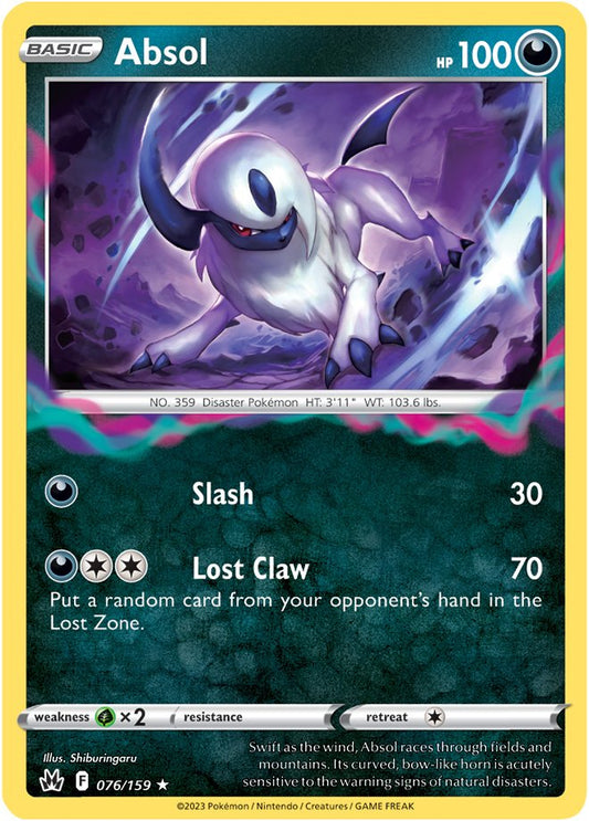 Crown Zenith - 076/159 - Absol - Holo