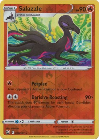 Battle Styles - 028/163 - Salazzle - Reverse Holo