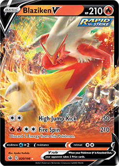 Chilling Reign - 020/198 - Blaziken V