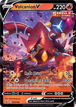Chilling Reign - 025/198 - Volcanion V