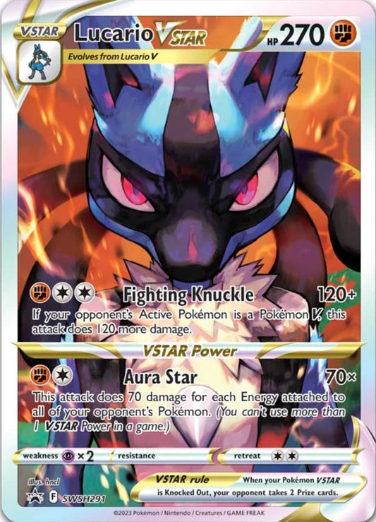 Black Star Promos - SWSH291 - Lucario VSTAR (Sealed)