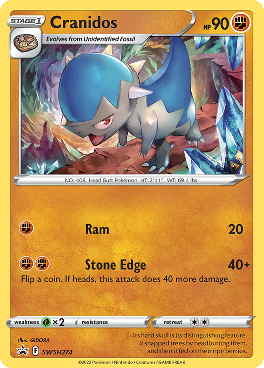 Black Star Promos - SWSH274 - Cranidos - Holo