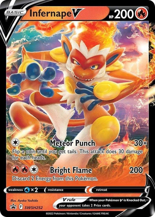 Black Star Promos - SWSH252 - Infernape V